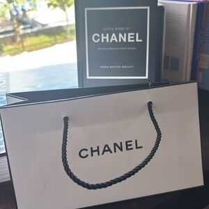 Chanel Black and White Gift Bag (Unused)